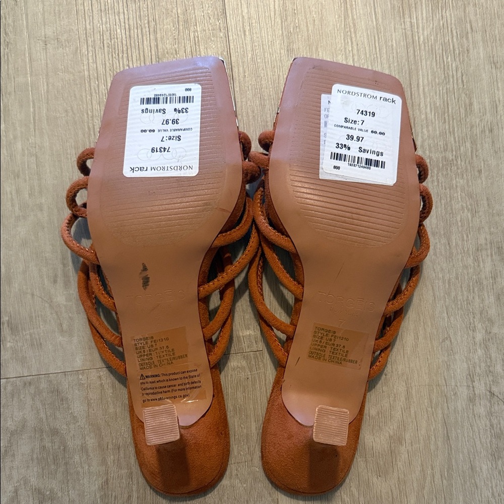 Nordstrom Strappy Mules - Picture 2 of 4